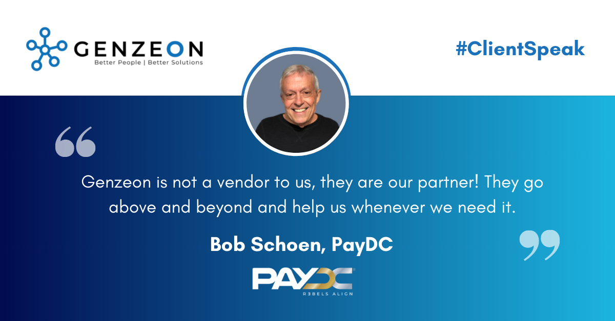 PayDC testimonial - Bob Schoen quote