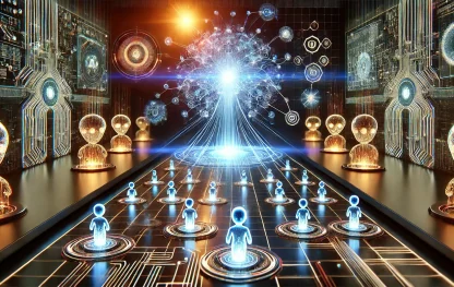 AI distillation, abstract concept image of LLM economics